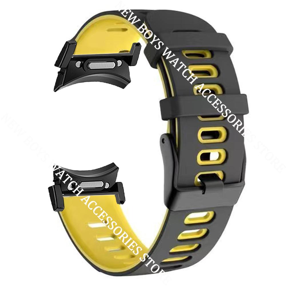 Quick Fit Silicone Strap Correa for Samsung Galaxy Watch 4/6 Classic 47mm 43mm 4/5/6 40mm 44mm No Gaps Bracelet Watch Band