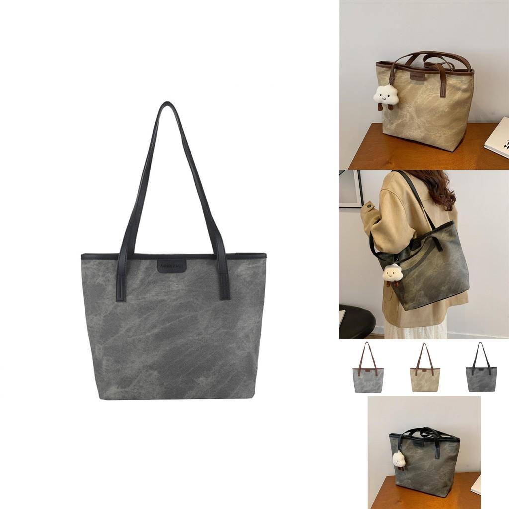 Luxurious Large Capacity Pu Tote Bag For Women In Retro Style Perfect For Casual Wear