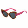 New Fashion Contrasting Cat Eye Sunglasses Personalized Casual Versatile Anti Blue Light Glasses Outdoor Travel UV Protection