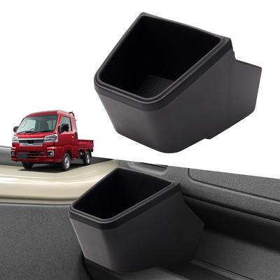 Cartist Daihatsu Hijet Truck S500 Series Passenger Seat Drink Holder Late Cup Holder Storage Box Drink Table Tray Small Item Storage Organizer with