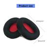 Noise Isolating Sponge Earpads Headphone Covers For Cloud 2 Over Ear Headphone Ergonomic Comfortable Wear
