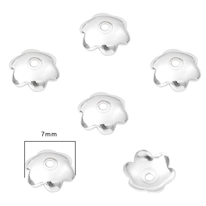 14K Gold-Filled Copper-Plated Flower Bead Cap Spacer for Jewelry Making