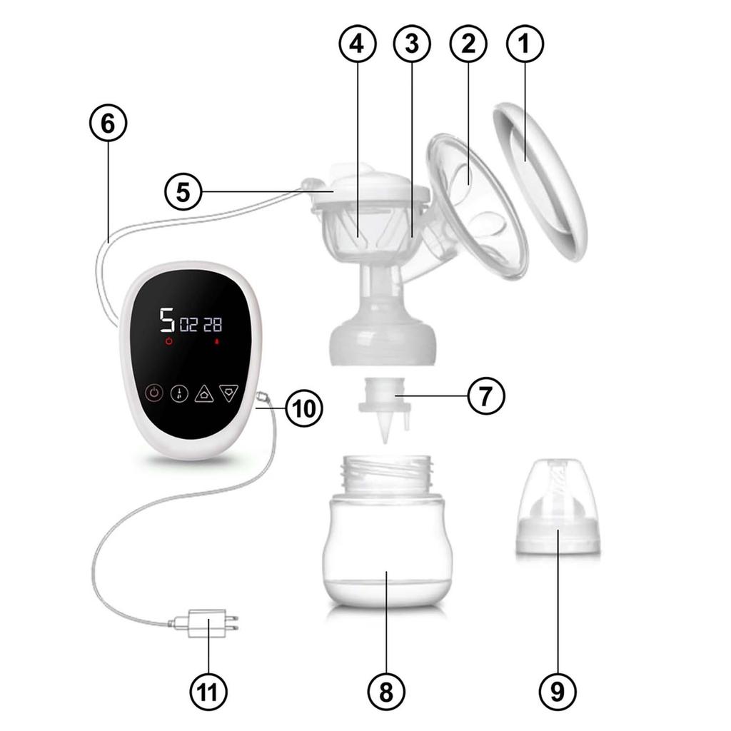 Berdsen 5903 Two-Phase Electric Breast Pump