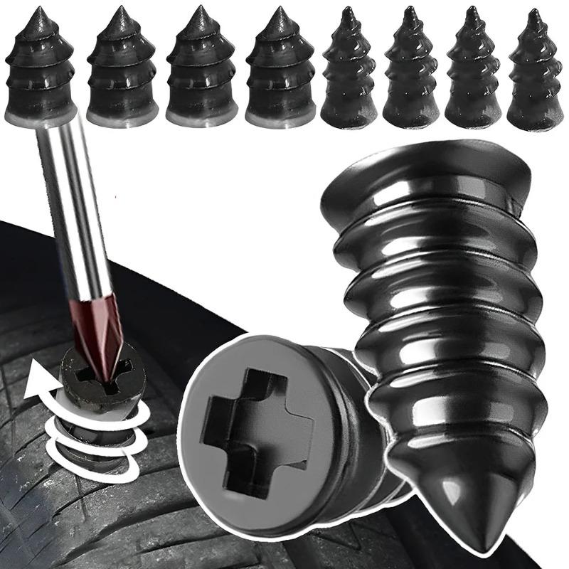 10-40Pcs/Box Vacuum Tyre Repair Nail Universal Car Motorcycle Truck BikeTire Puncture Repair Rubber Nails Tools  Accessories