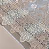 1pc European Style Lace Microwave Cover, Polyester Dustproof Appliance Protector with Floral Design, No Battery Required, Microwave Food Cover