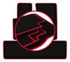 Velours-Fußmatten mit rotem Rand für: Mercedes G W461 Geländewagen (1978–2008)