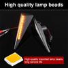 2PCS LED Flashing Turn Signal Side Marker Lamp Car Light For Renault MK4 Vel Satis Wind Avantime Megane 2 Scenic 2 Espace 4