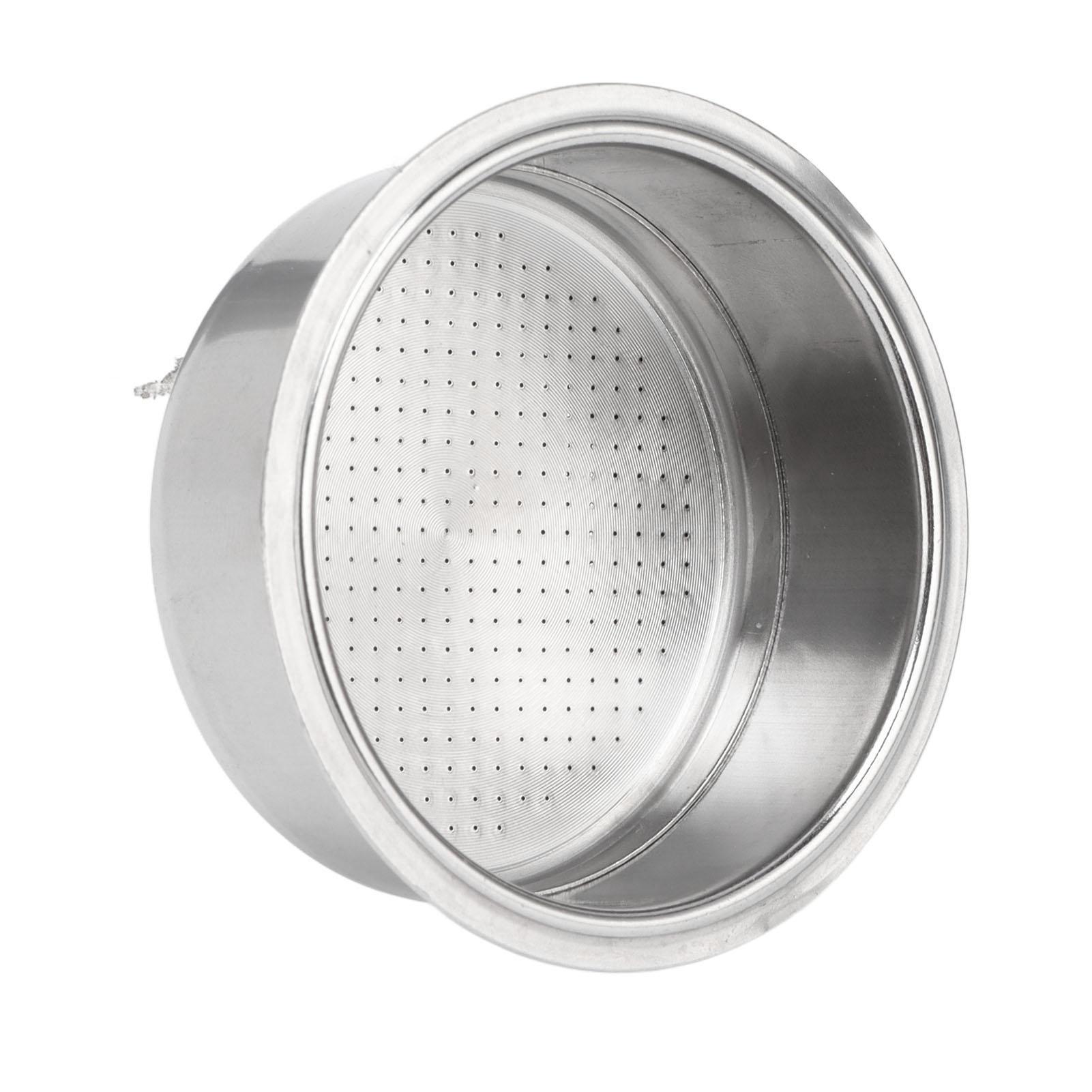 

Stainless Steel Coffee 2 Cup Pressurized Filter Basket Strainer чорний