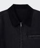 Musinsa Standard Denim Zip-Up Work Jacket [Washed Black]