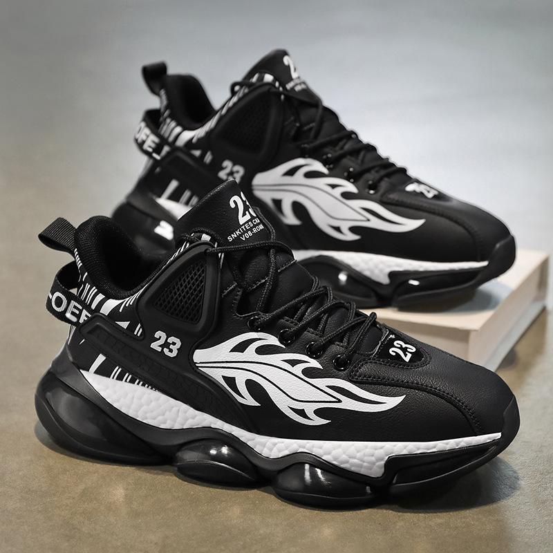 Jinjiang basketball shoes men's summer and autumn breathable teen students shock-absorbing sports shoes actual combat professional hot-selli