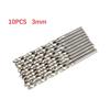 10 Pcs Twist Drill Bits 3mm HSS Drilling Auger Bit For Electric Drill Woodworking Carpentry Power Tools Accessories