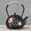 Antique Style Ceramic Kettle with Enamel Interior, 1.2L