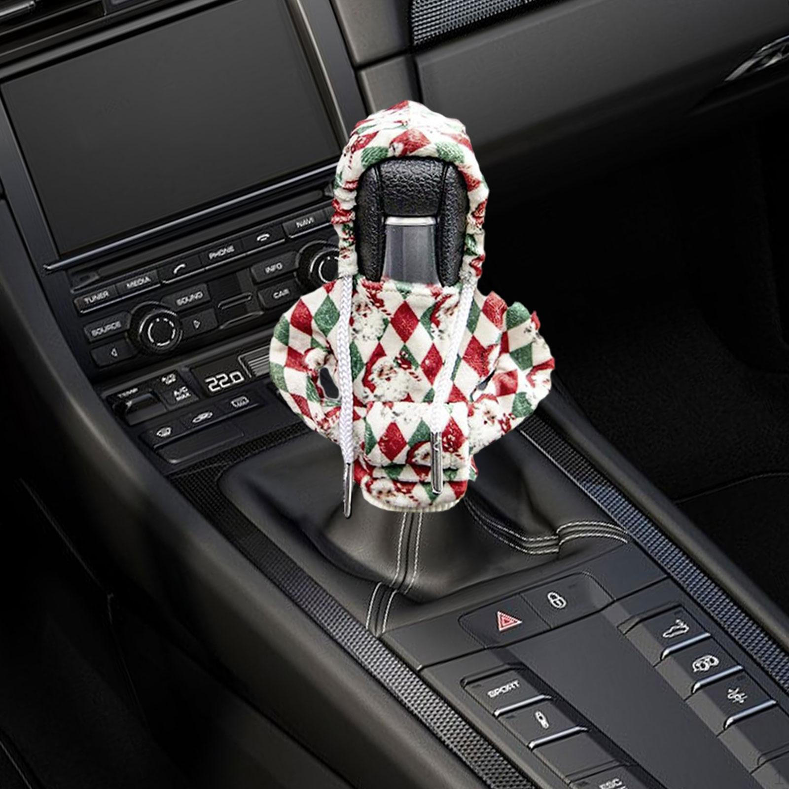 

Car Shifter Knob Cover Lever Decor Hoodie Sweatshirt Decoration Cloth Mini for