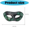 Venezianischer Stil Handbemalte Halbmaske für Kostümpartys Leichter, langlebiger Kunststoff Bequeme Passform Wiederverwendbares Rollenspiel-Accessoire