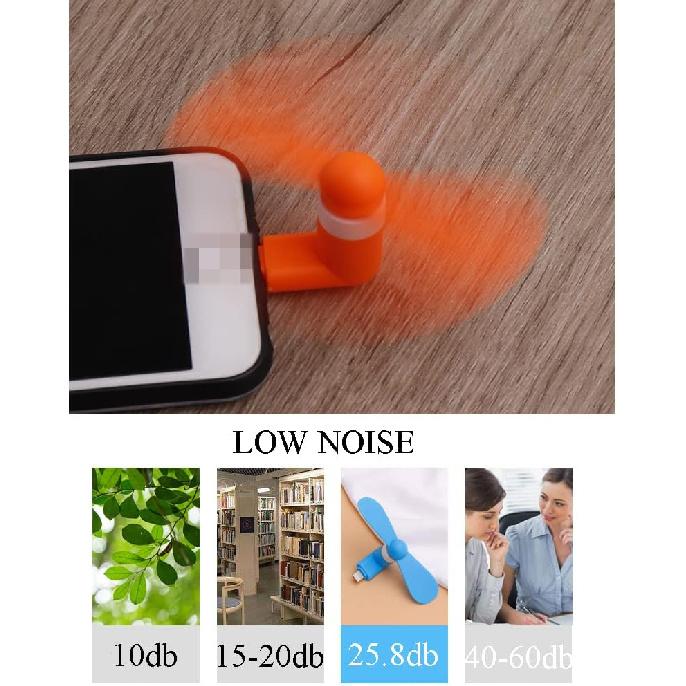 MIMIRACLE Mini Cellphone Fan Portable Mobile Phone Fan Compatible with iPhone Cell Phone Summer Accessories (6 Pack)