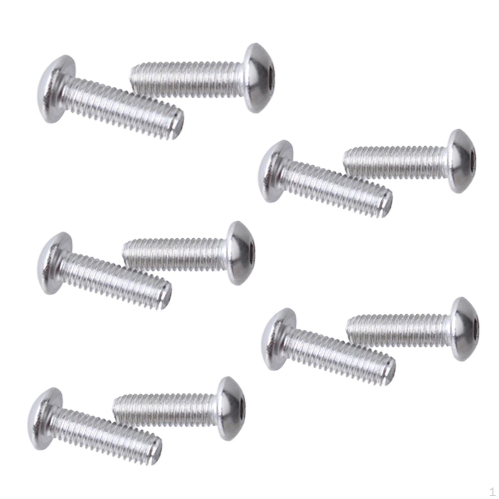 

10Pcs M5*15 Stainless Bike Water Bottle Cage Bolts Holder Hex Socket Screws