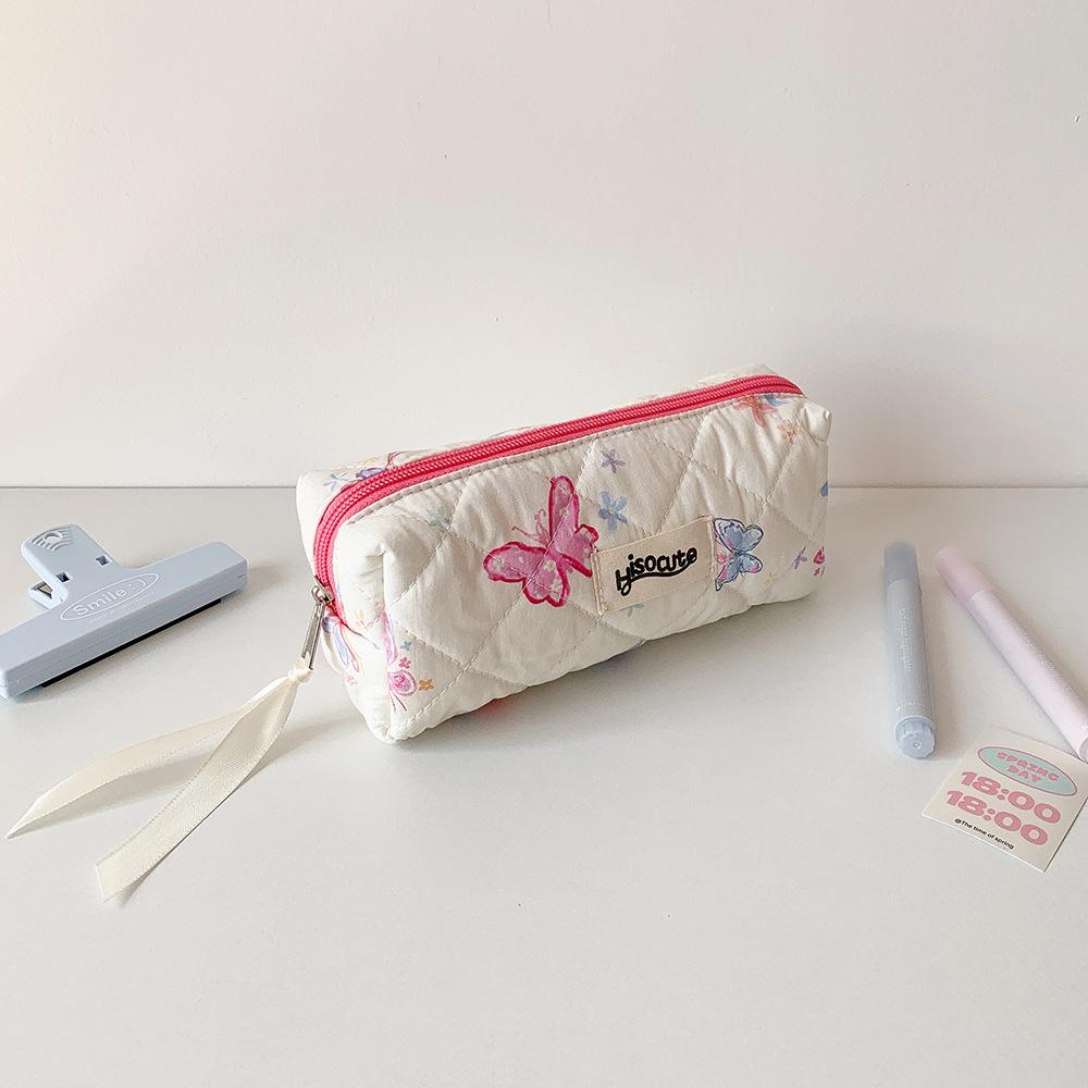 Large Capacity Korean Style Pencil Case Desktop Storage Ins Pencil Pouch  School