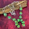 Collana Turchese Rame Verde, Gioielli con Pietre Preziose in Argento Sterling 925, Collana Fatta a Mano Gioielli Incredibili, Regalo per Lei