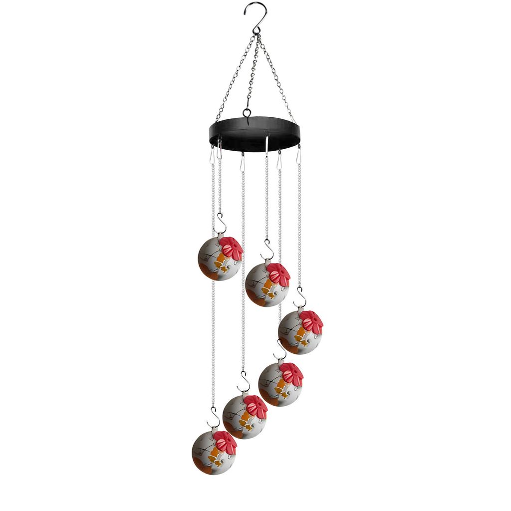 Wind Chimes Feeders, Window Bird Feeders, Wild Bird Feeder, Outdoors Hanging Feeder, Garden Wind Chime Feeder Decor