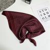 70 silk scarf square scarf high sense fashion temperament polka dot scarf shawl simulation silk small scarf headscarf summer headband