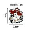 European & American Halloween Cartoon Monster Brooch Set – Creative Ghost Badge for Clothing & Hat Decoration