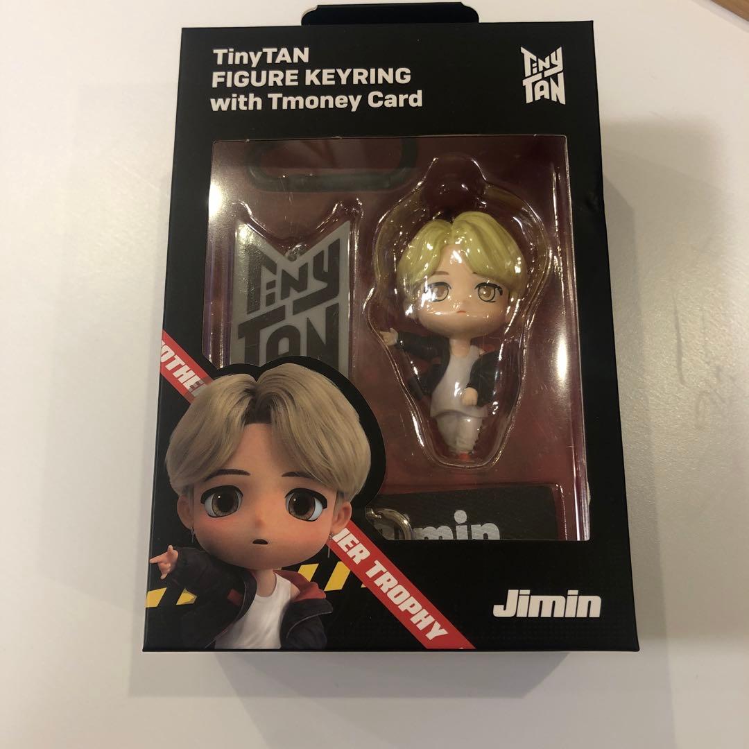 

[USED] TinyTAN Jimin Figure Keychain with Tmoney Card