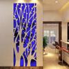 DIY Wall Sticker Mirror Tree Decals Self-adhesive Acrylic Art Wall Tile Sticker Decor 3D Wall Stickers TV Background Decoration