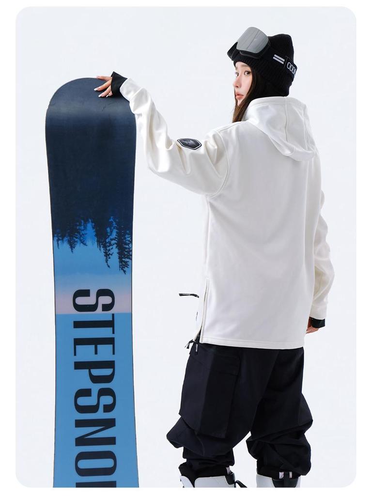 Oddivski Women's Soft Shell Ski Suit: Windproof Waterproof Hoodie Snowboard Jacket