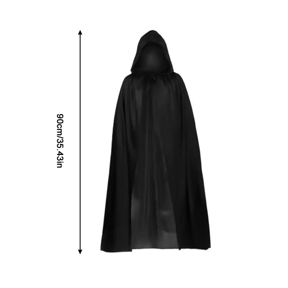 

Косплей Костюм Хэллоуин Взрослый Детский Воротник-стойка Плащ Черный Красный Двусторонний Накидка Вампира Хэллоуин Вечеринка Мужчины Женщины Одежда