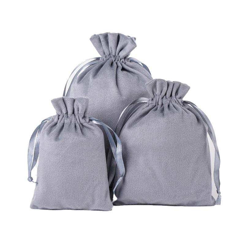 Velvet Drawstring Jewelry Bag: Dustproof, Lycra Velvet, Custom Logo Options