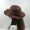 NEW Fedora Hat Women's Autumn Wave Curled English Retro Versatile Fisherman Hat Fashion Hepburn Woolen Top Hat