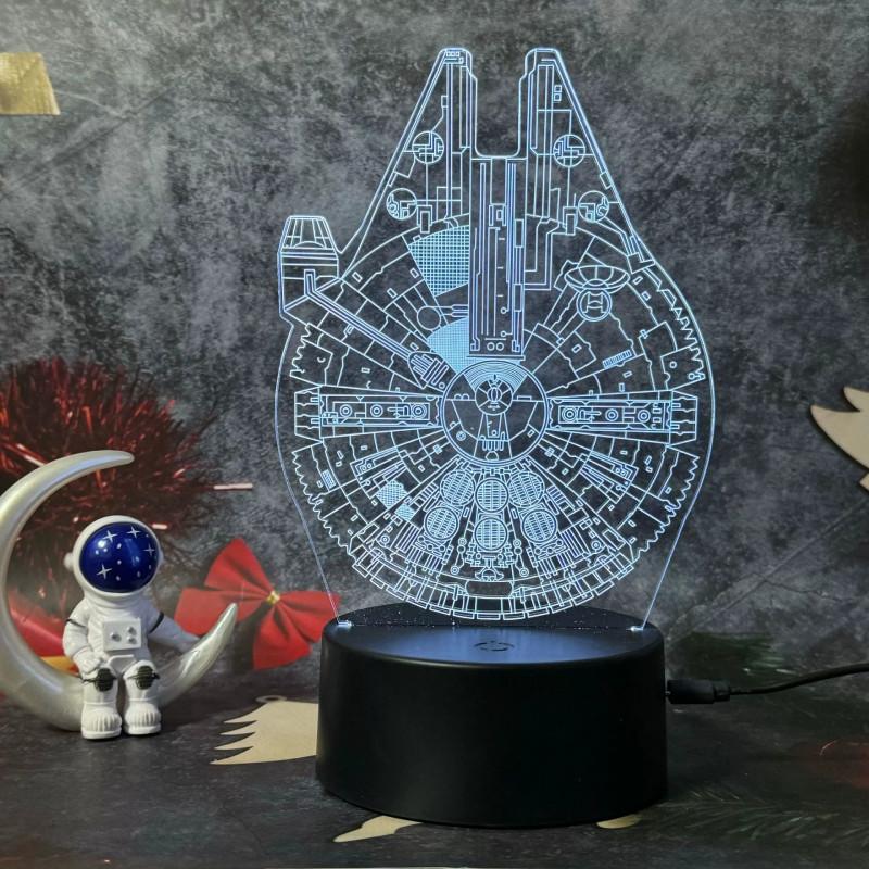 3d Night Element Light Led Lamp Bedroom Decoration Creativity Gift