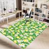 1 Stück Blumen Blätter Extra Groß Rutschfester Boden Teppich, Büro, Familie, Schlafzimmer, Studio - Großer Bereich TeppichJ0359
