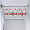 Modern Stainless Steel Telescopic Rod with Non-Slip Grip for Curtains and Clothes Drying