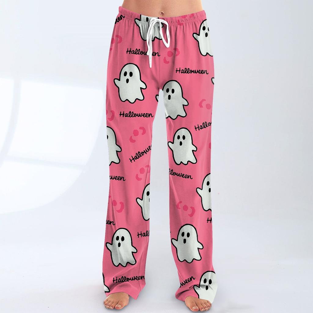 Women's Allover Printed Home Pants Sleeping Pajama Pants Long Pants Pajama Pants Yoga Pants
