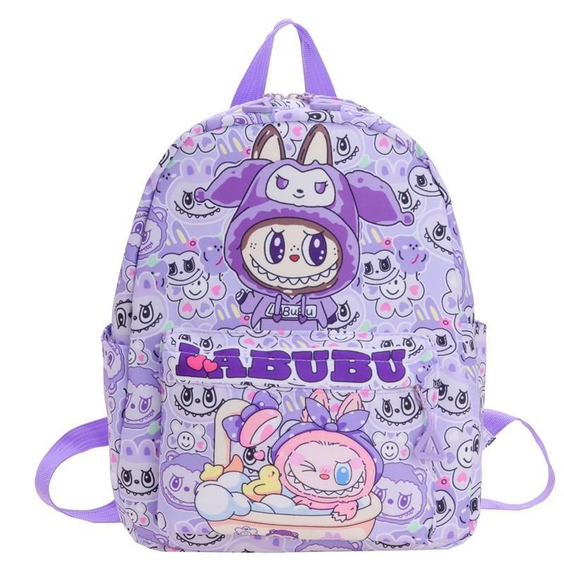 Labubu Cute Cartoon Children's Backpack Adorable Lightweight School Bag For Kids