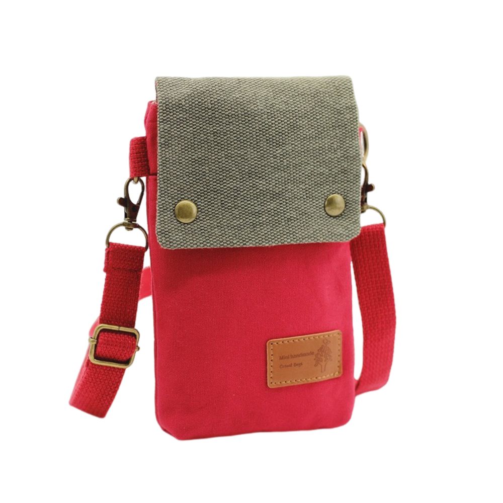 Three Layer Shoulder Bag Canvas Phone Bag New Crossbody Bag  for Women