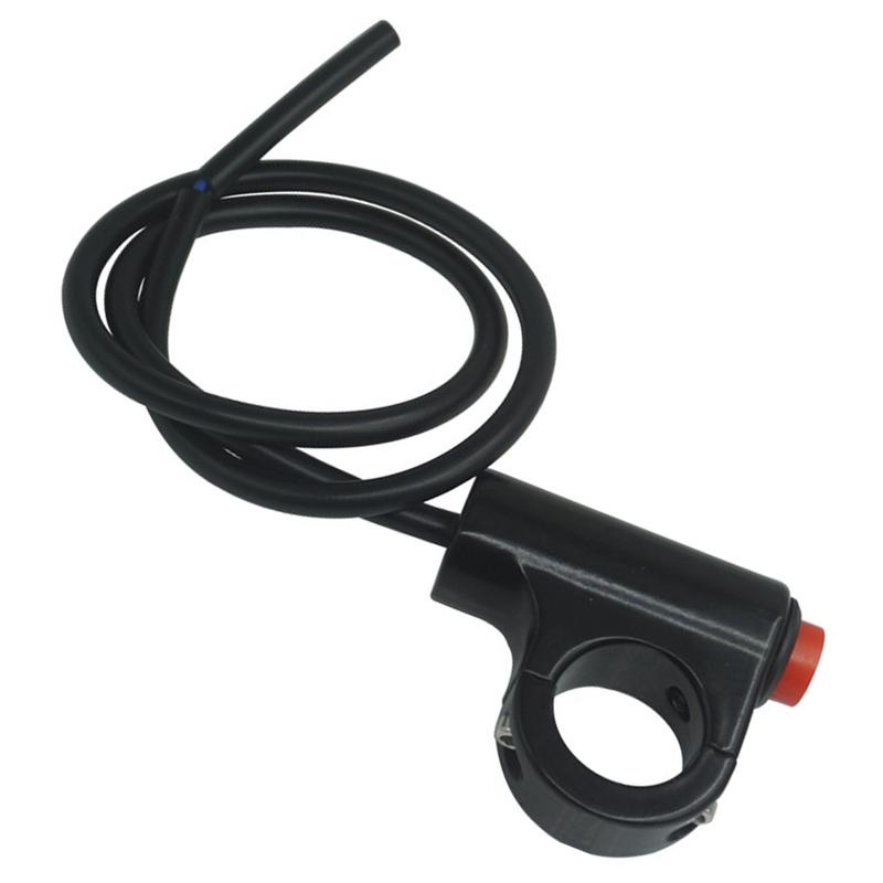 Motorcycle Hazard Light Switch Button Double Flashing Warning Flasher Emergency Signal Wires for E-scooter Electric Vehicles