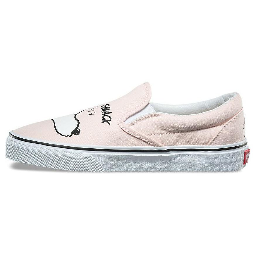 

Vans Peanuts x Classic Slip-On Smack Unisex Sneakers Tan Pearl White VN0A38F7OQV