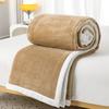 Thick Milk Velvet Double-sided Leisure Blanket Air Conditioning Blanket Towel for Summer Use