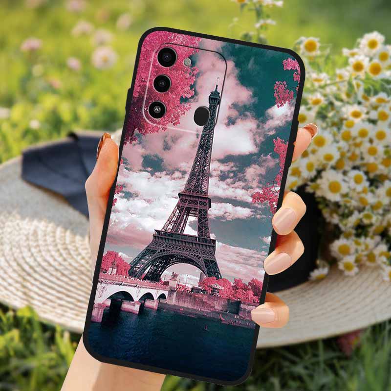 For Tecno Spark GO 2022 Case 2024 Cat Cartoon Soft TPU Silicone Phone Case For Tecno Spark 8C Cover Protective Spark8C KG5k KG5j