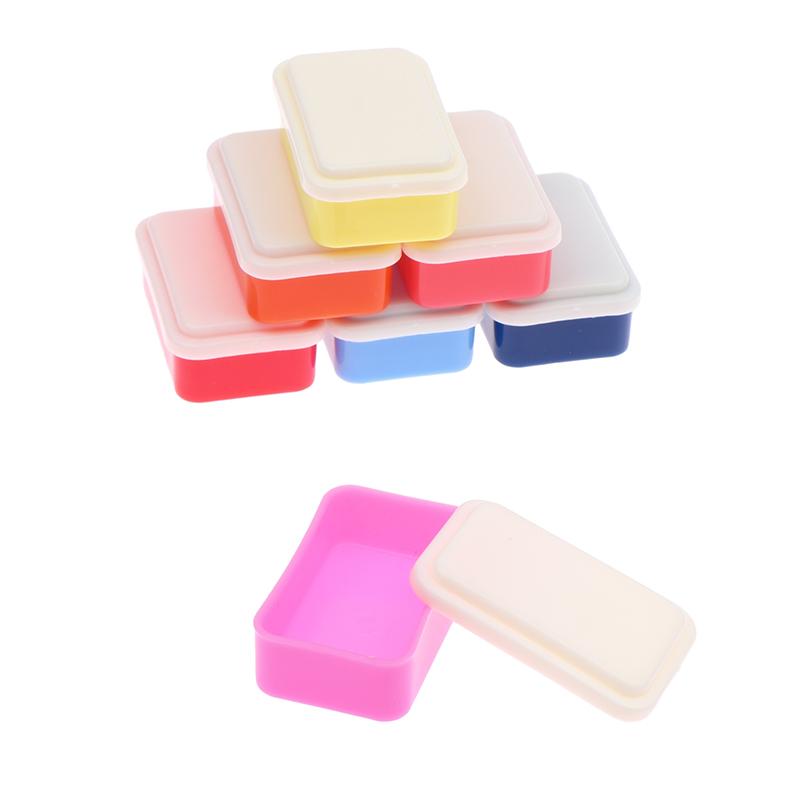 1:12 Dollhouse Miniature Lunch Box Simulation Plastic Storage Box Mini Fresh Keeping Box Food Toy Model Kitchen Tableware Decor