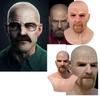 Breaking Bad Mască Albă Latex Cap Chel Bătrân Halloween Cosplay Recuzită