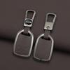 Interior Mouldings Zinc Alloy Car Fob Key Cover Rubber Case Protector Skin Shell Holder Set for DAF XF 105 XG IF Remote Keychain