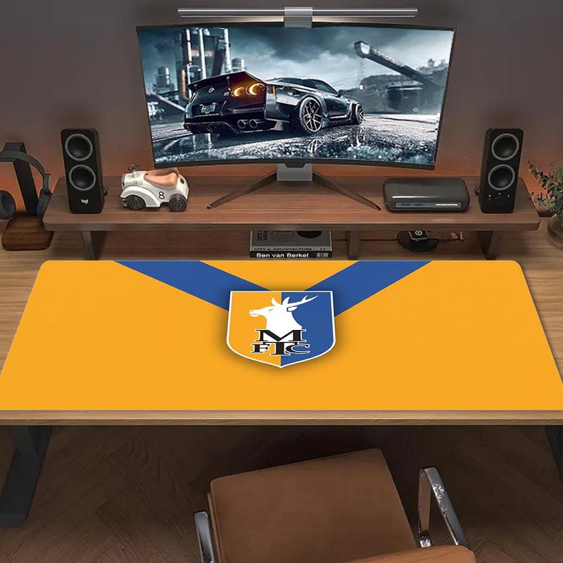 Mansfield Town Fc Mouse Pad Large Gaming Table Cushion Nonslip Laptop Tablet Big Mousepad Xxl Mat Mini Pc Playmat With Lock Edge