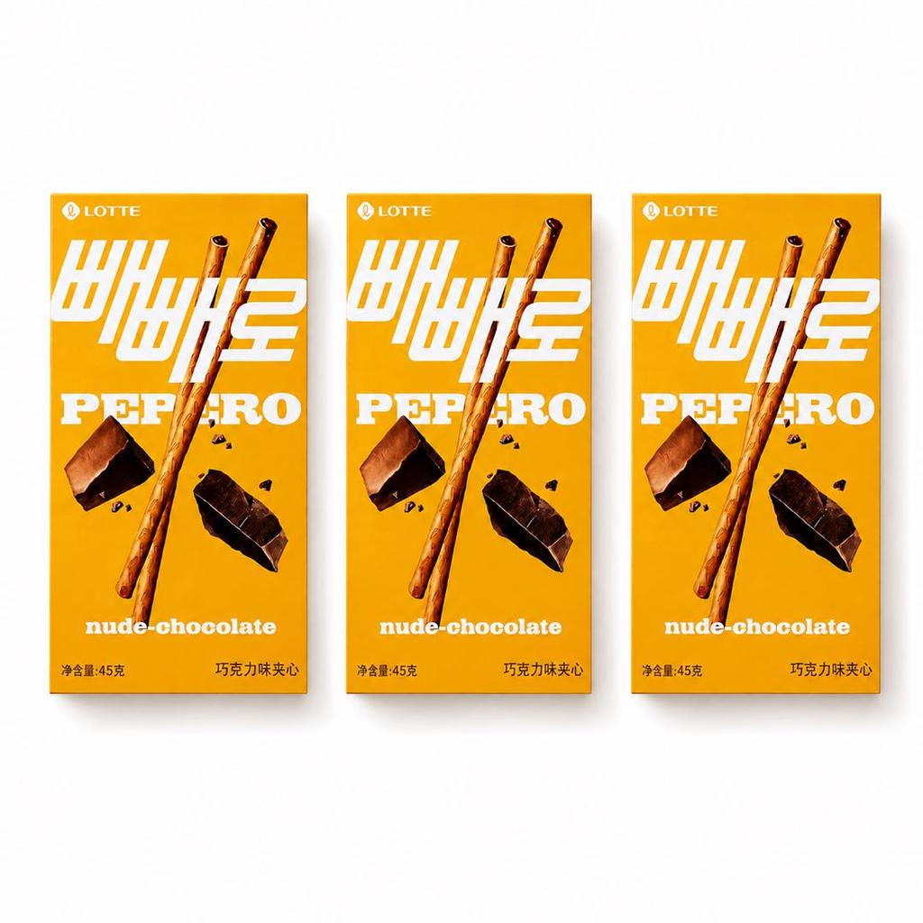 Lotte Pepero Chocolate Filled Biscuit Sticks 45g