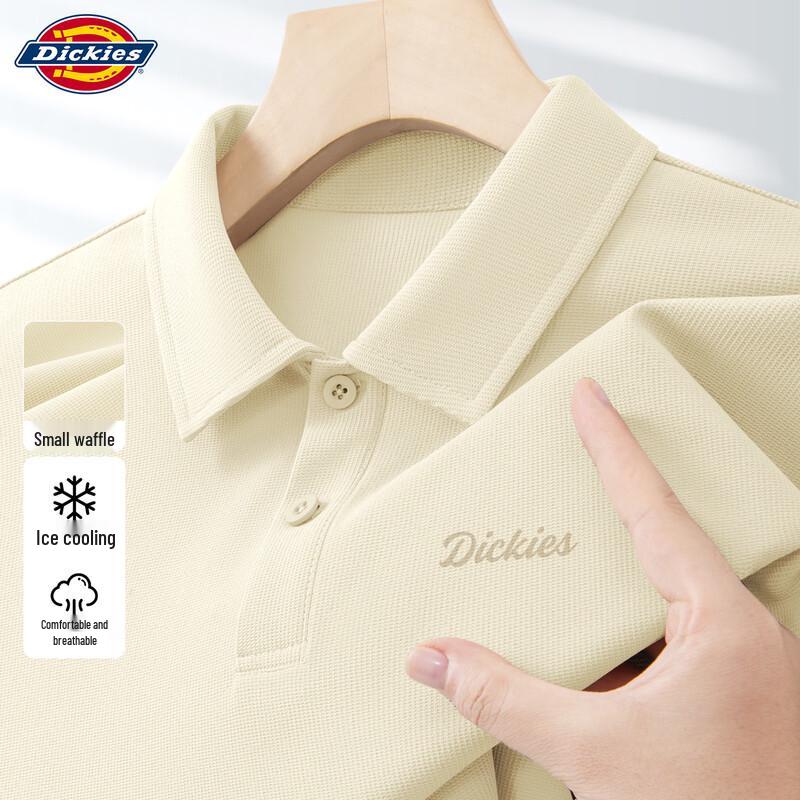 Dickies Men's Waffle Knit Polo Shirt