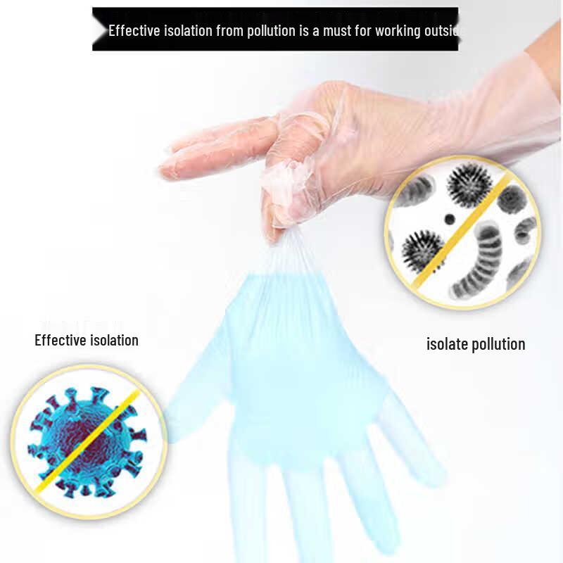 Thickened Transparent PVC Disposable Gloves