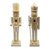 Nutcracker Ornaments 38cm Wooden Classic Figure Christmas Wood Tabletop Nutcracker For Holiday Party Kitchen Shelf Bedroom