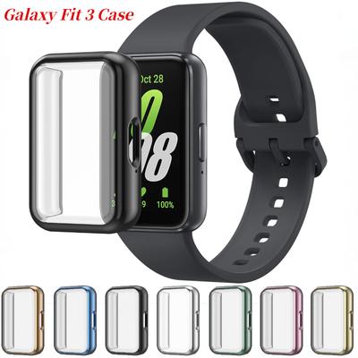 TPU Schutzhülle für Samsung Galaxy Fit 3 Weicher Stoßfänger Schutz Hülle für Bildschirm Galaxy fit3 Vollständige Abdeckung Glas Hülle Zubehör